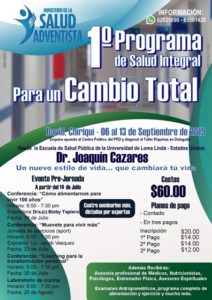 fechas de las conferencias