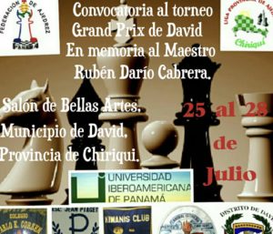 Gran Prix de Ajedrez en Chiriquí 
